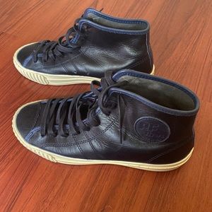P.F. Flyers x Tanner Goods high top sneakers.
